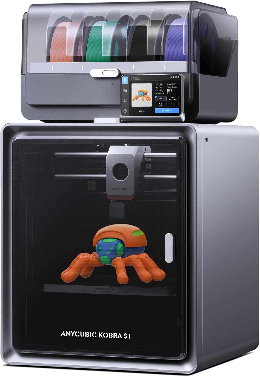 Anycubic Multicolor 3D Printer, Kobra S1 Combo Core XY Stable Structure - Product image