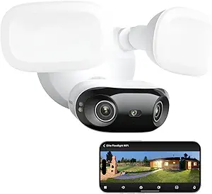 REOLINK Elite Floodlight WiFi, 4K 8MP 180° Panoramic Wired Floodlight Camera - Product image
